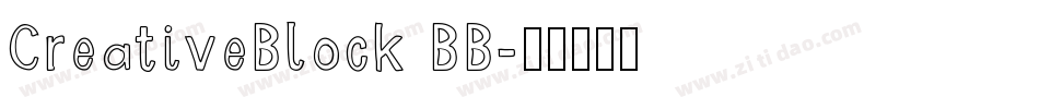 CreativeBlock BB字体转换